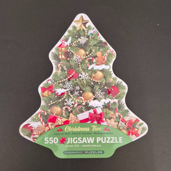 550 Piece "Christmas Tree" Jigsaw Puzzle - Picture 1 of 5